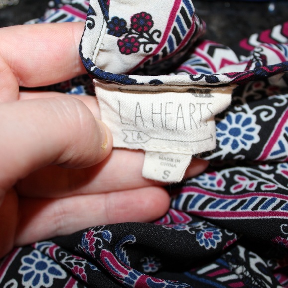 LA Hearts Boho Crop Top Pacsun Small - Picture 3 of 3